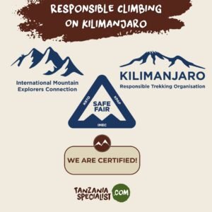 Kilimanjaro responsible climbing certification english